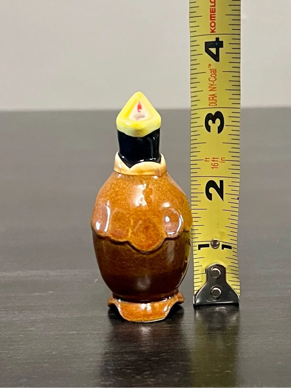 VTG Blackbird W/ Head Out Of Egg Shell Pie Bird Vent Funnel 3.25” Retro